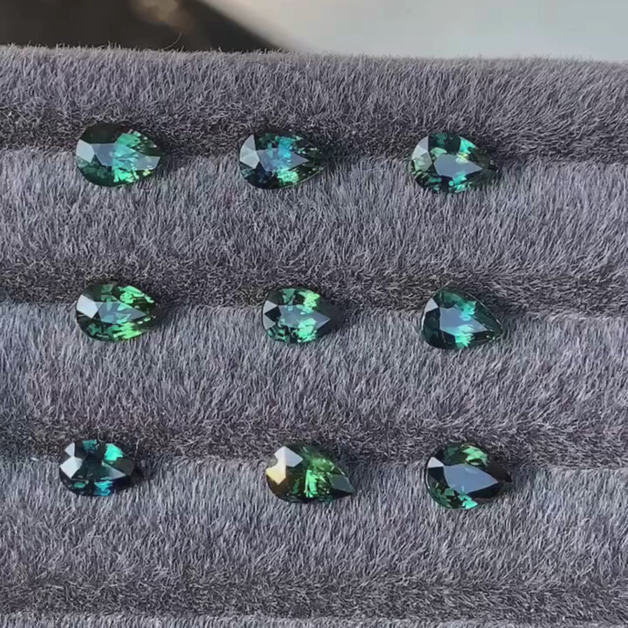 7x5mm Sapphire Pear Gemstone- Selection 2
