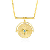 Star Guardian Amulet Necklace (Yellow Gold)