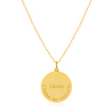 Cancer Zodiac Mantra Necklace