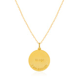 Virgo Zodiac Mantra Necklace