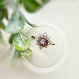 Desert Blossom Alexandrite Ring (10K Solid Yellow Gold)
