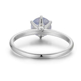 One Love Round Alexandrite Ring