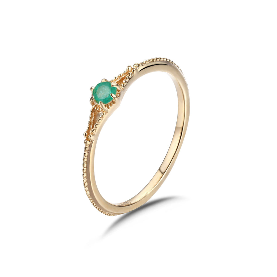 Angel's Glimpse Emerald Ring